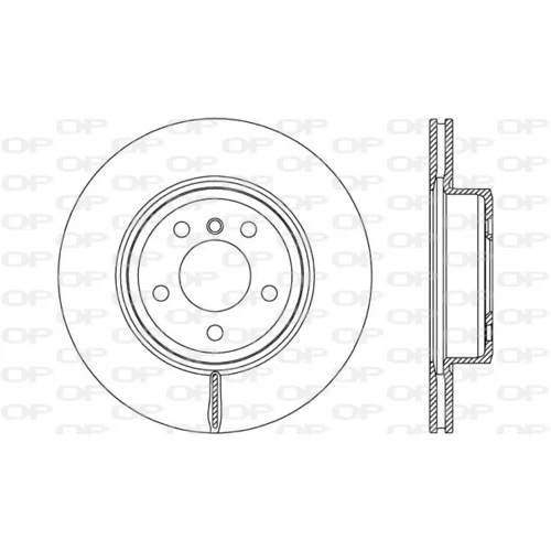 Brzdový kotúč OPEN PARTS BDR2749.20