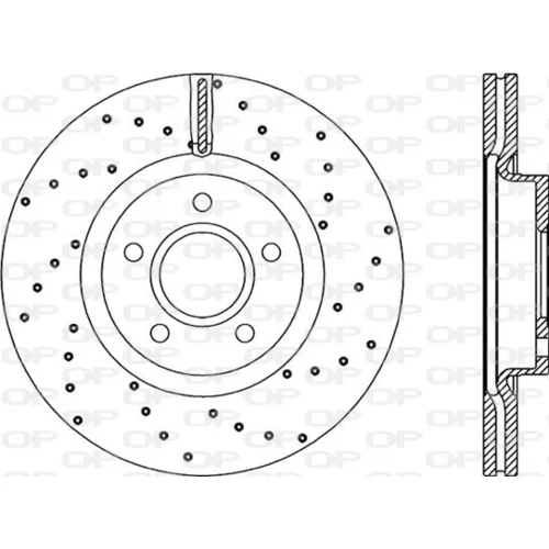 Brzdový kotúč OPEN PARTS BDRS2153.25