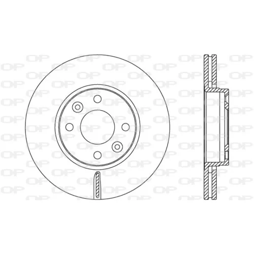 Brzdový kotúč OPEN PARTS BDA2652.20