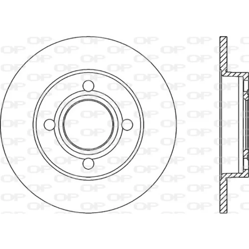 Brzdový kotúč OPEN PARTS BDR1022.10