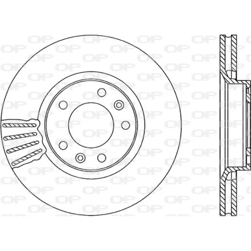 Brzdový kotúč OPEN PARTS BDR1114.20