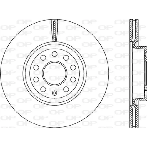 Brzdový kotúč OPEN PARTS BDR2207.20
