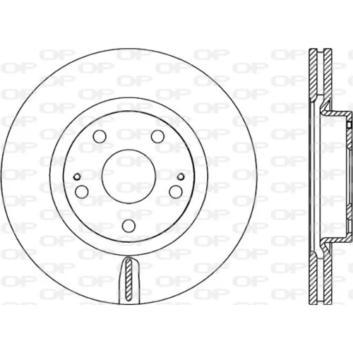 Brzdový kotúč OPEN PARTS BDR2318.20