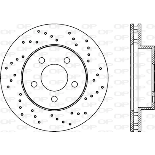 Brzdový kotúč OPEN PARTS BDRS2167.25