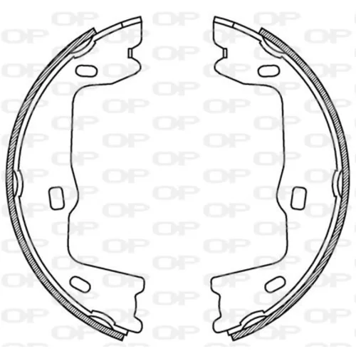Sada brzdových čeľustí OPEN PARTS BSA2176.00