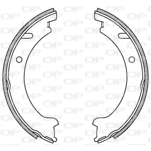Sada brzdových čeľustí OPEN PARTS BSA2203.00