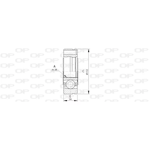 Sada kĺbov hnacieho hriadeľa OPEN PARTS CVJ5693.20