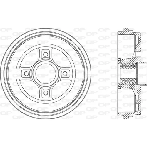 Brzdový bubon OPEN PARTS BAD9098.31