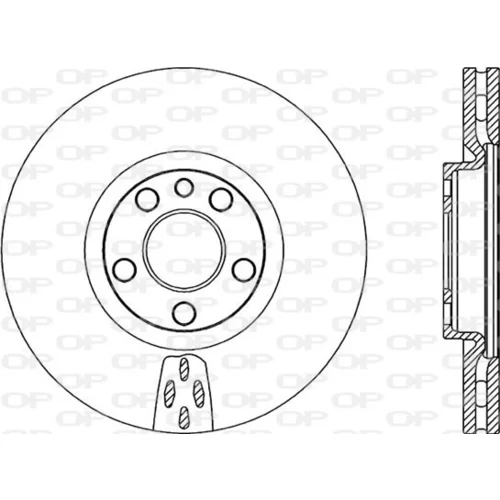 Brzdový kotúč OPEN PARTS BDA2052.20