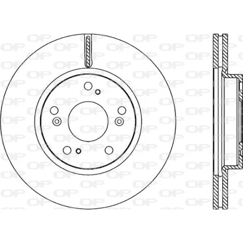 Brzdový kotúč OPEN PARTS BDA2218.20