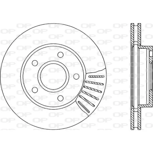 Brzdový kotúč OPEN PARTS BDR1189.20