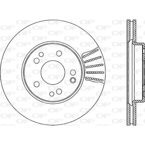 Brzdový kotúč OPEN PARTS BDR1313.20