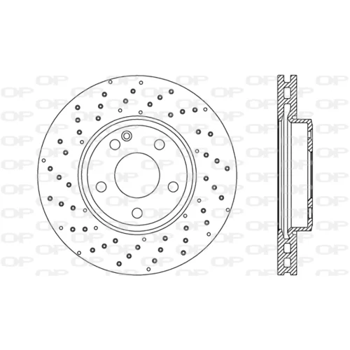 Brzdový kotúč OPEN PARTS BDR2645.20