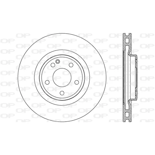 Brzdový kotúč OPEN PARTS BDR2702.20