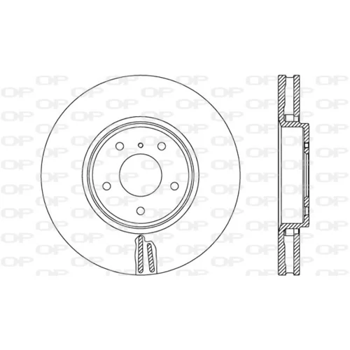 Brzdový kotúč OPEN PARTS BDR2756.20