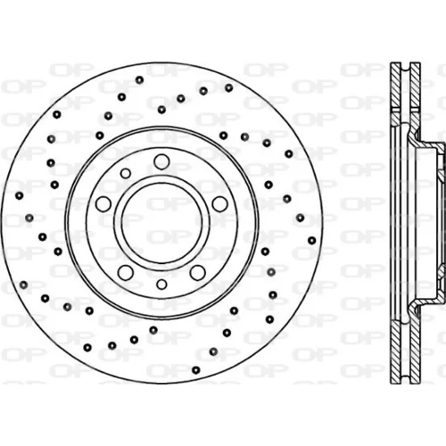 Brzdový kotúč OPEN PARTS BDRS2158.25