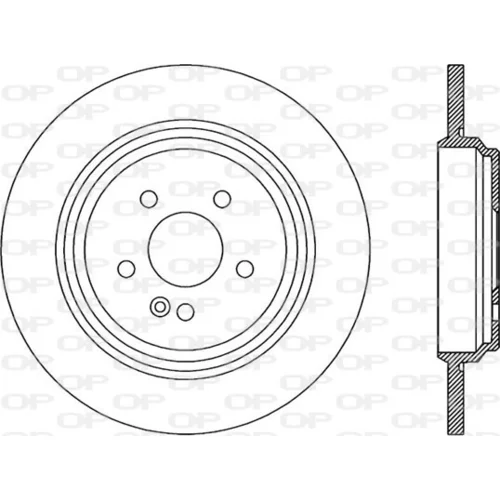 Brzdový kotúč BDR1934.10 (OPEN PARTS)