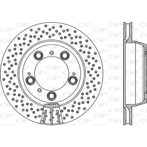 Brzdový kotúč BDR2336.25 (OPEN PARTS)