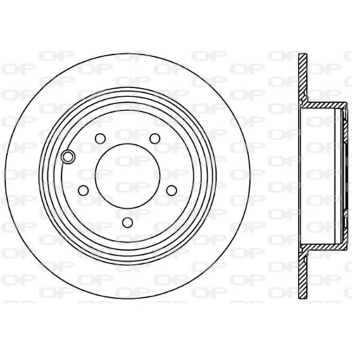 Brzdový kotúč OPEN PARTS BDR2466.10
