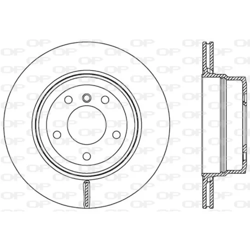 Brzdový kotúč OPEN PARTS BDR2531.20