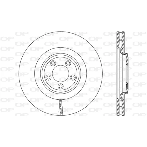 Brzdový kotúč OPEN PARTS BDR2677.20