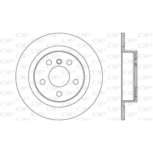 Brzdový kotúč BDR2763.20 (OPEN PARTS)