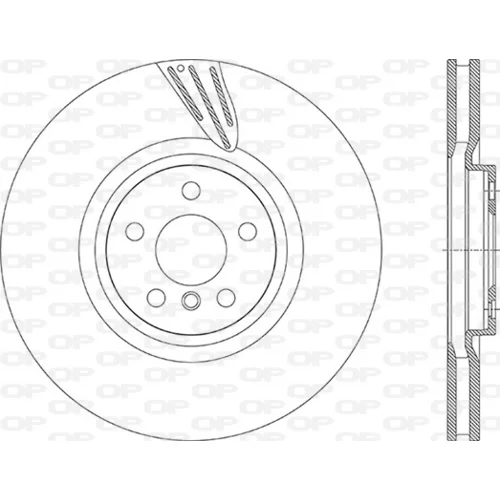 Brzdový kotúč OPEN PARTS BDR2915.20