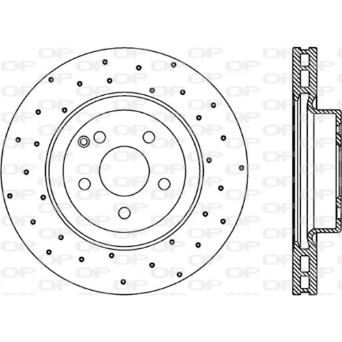 Brzdový kotúč OPEN PARTS BDRS2298.25