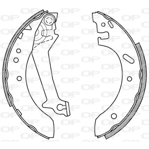 Sada brzdových čeľustí OPEN PARTS BSA2179.00