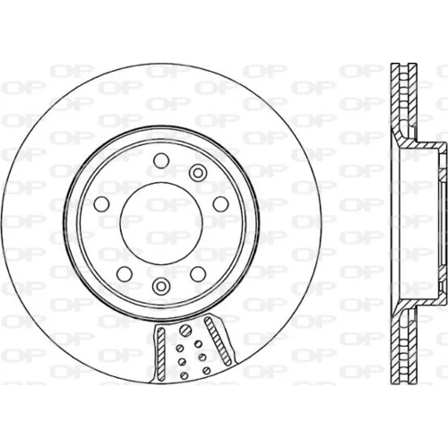 Brzdový kotúč OPEN PARTS BDA1109.20