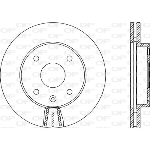 Brzdový kotúč OPEN PARTS BDA2144.20