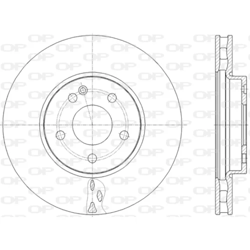 Brzdový kotúč OPEN PARTS BDA2824.20