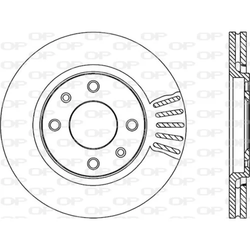 Brzdový kotúč OPEN PARTS BDR1714.20