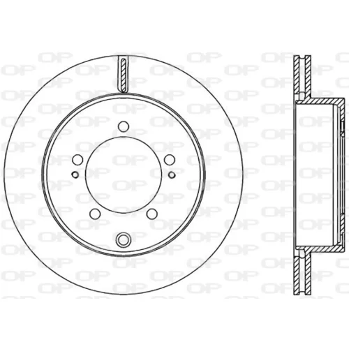 Brzdový kotúč BDR2360.20 (OPEN PARTS)