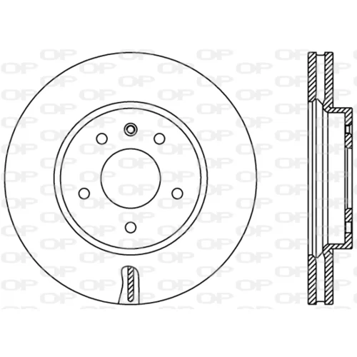 Brzdový kotúč OPEN PARTS BDR2417.20