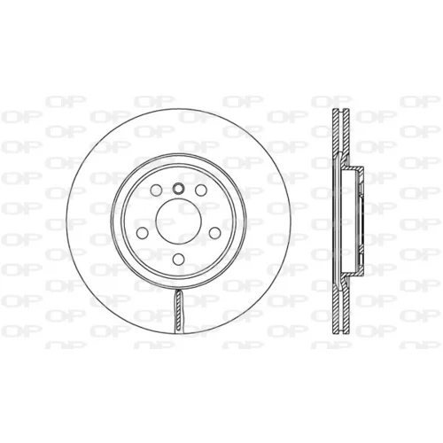 Brzdový kotúč OPEN PARTS BDR2750.20