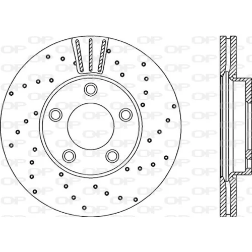 Brzdový kotúč OPEN PARTS BDRS2142.25