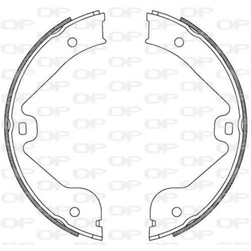 Sada brzdových čeľustí OPEN PARTS BSA2211.00