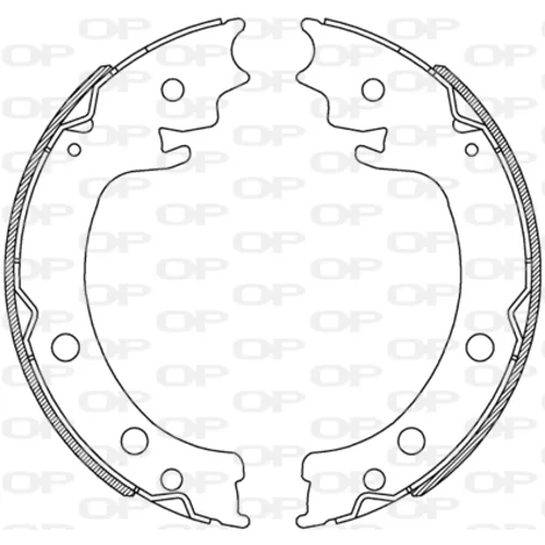 Sada brzdových čeľustí OPEN PARTS BSA2241.00
