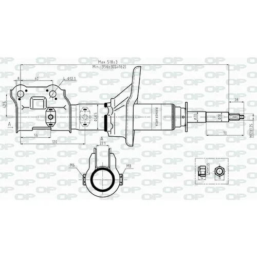 Tlmič pérovania OPEN PARTS SAB8480.31