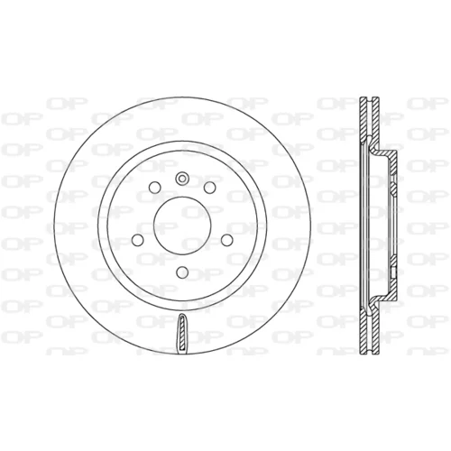 Brzdový kotúč OPEN PARTS BDA2669.20