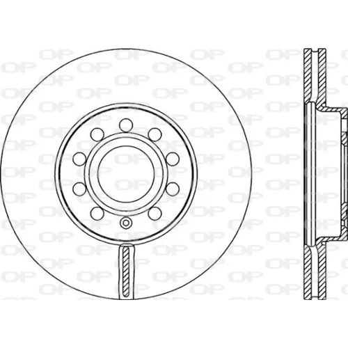 Brzdový kotúč OPEN PARTS BDR2151.20