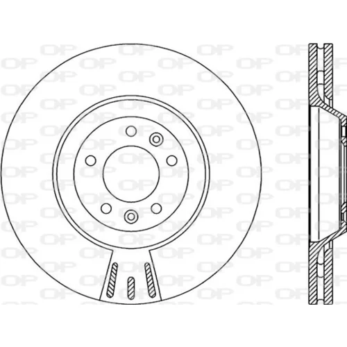 Brzdový kotúč OPEN PARTS BDR2159.20