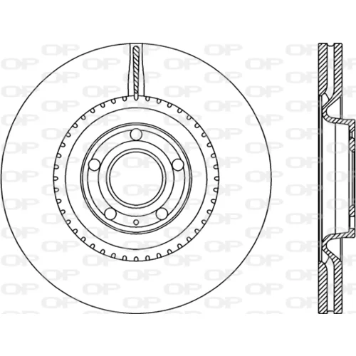 Brzdový kotúč OPEN PARTS BDR2270.20