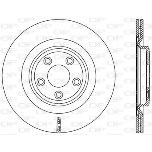 Brzdový kotúč OPEN PARTS BDR2578.20