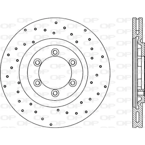 Brzdový kotúč OPEN PARTS BDRS2229.25