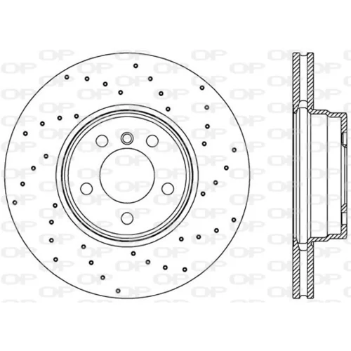 Brzdový kotúč OPEN PARTS BDRS2361.25