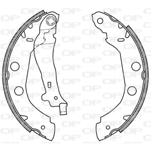 Sada brzdových čeľustí OPEN PARTS BSA2156.00