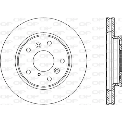 Brzdový kotúč OPEN PARTS BDA1264.20