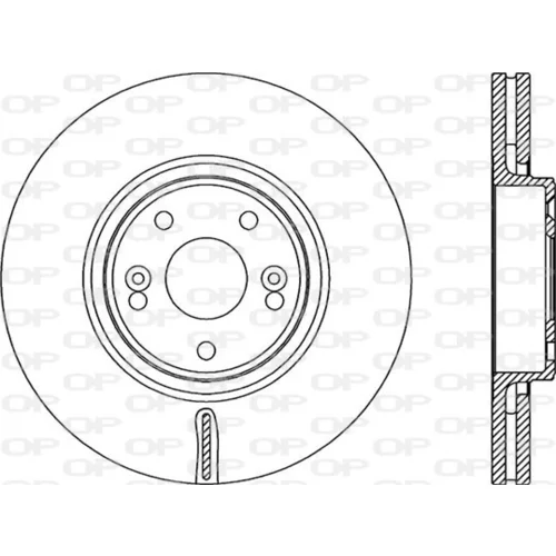 Brzdový kotúč OPEN PARTS BDR2323.20